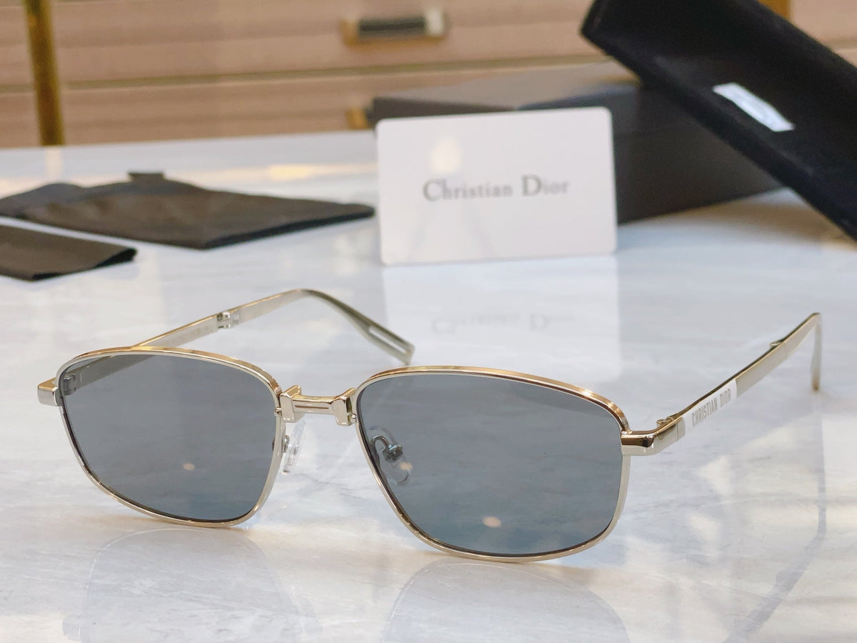 DIOR FOLDABLE SUNGLASSES 90A1U IN METAL