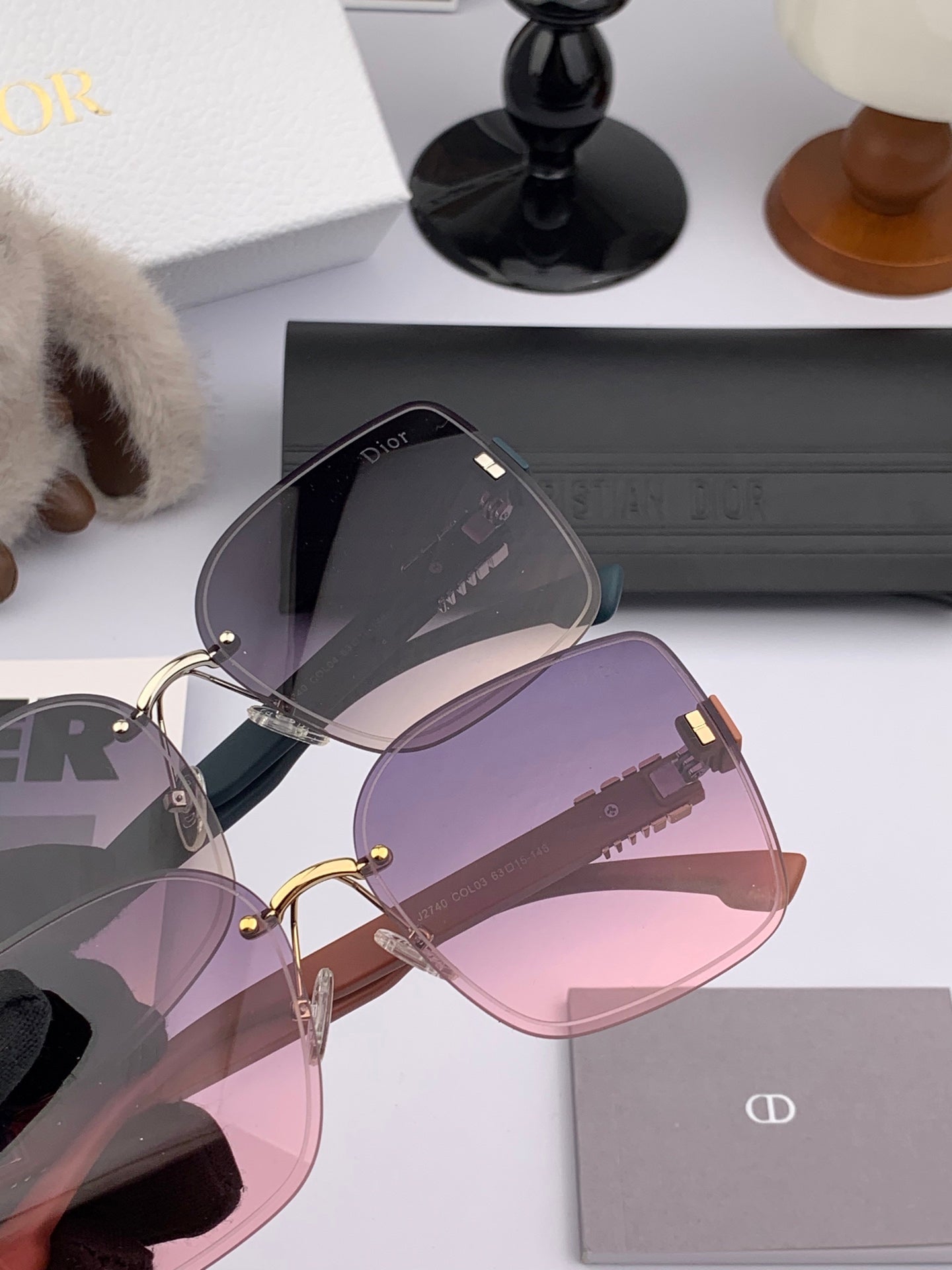DIOR SIGNATURE SUNGLASSES 575718 IN ACETATE