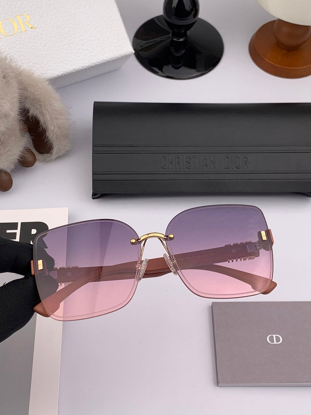 DIOR SIGNATURE SUNGLASSES 575718 IN ACETATE