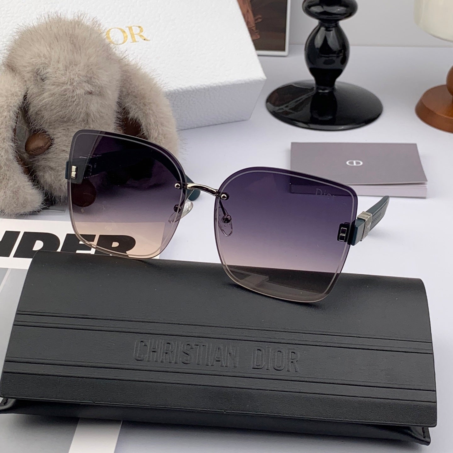 DIOR SIGNATURE SUNGLASSES 575718 IN ACETATE