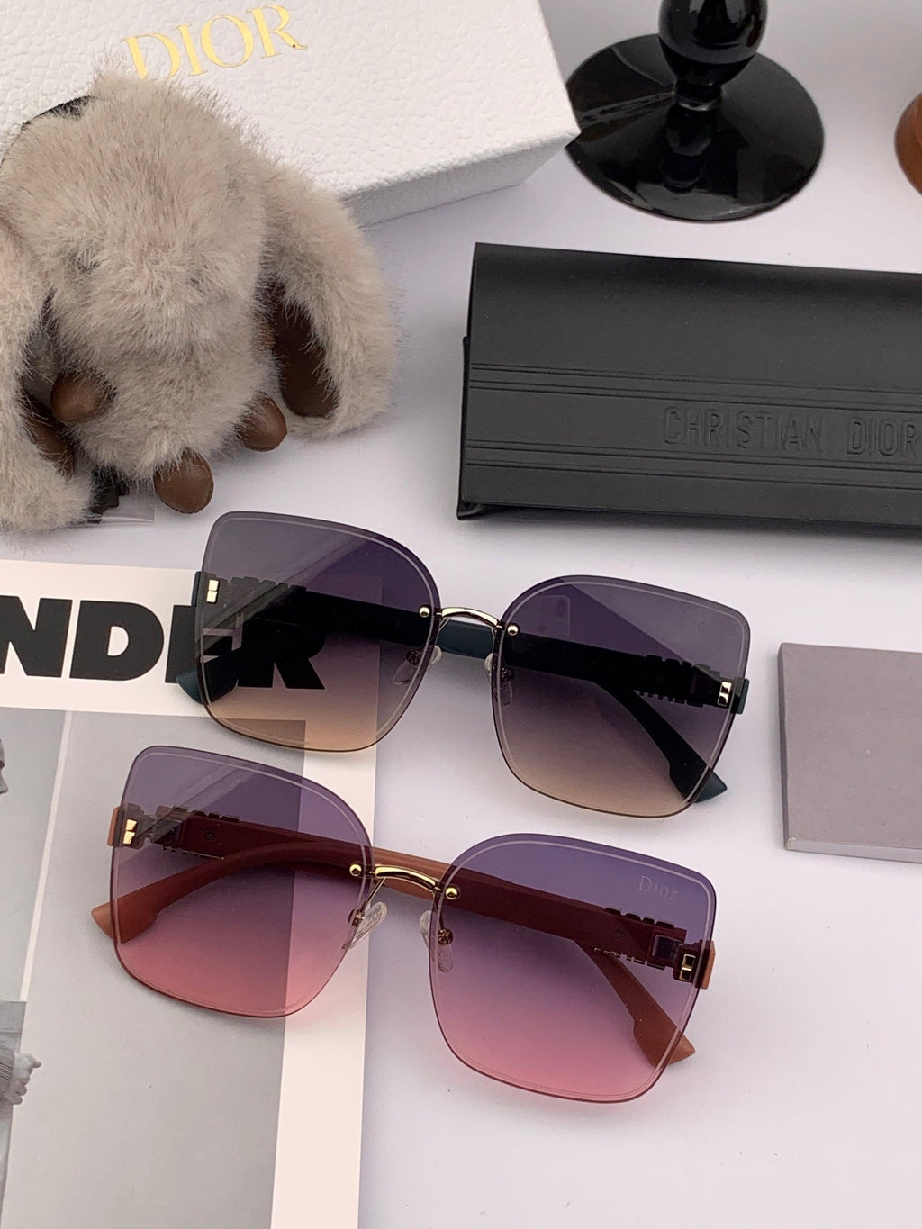DIOR SIGNATURE SUNGLASSES 575718 IN ACETATE