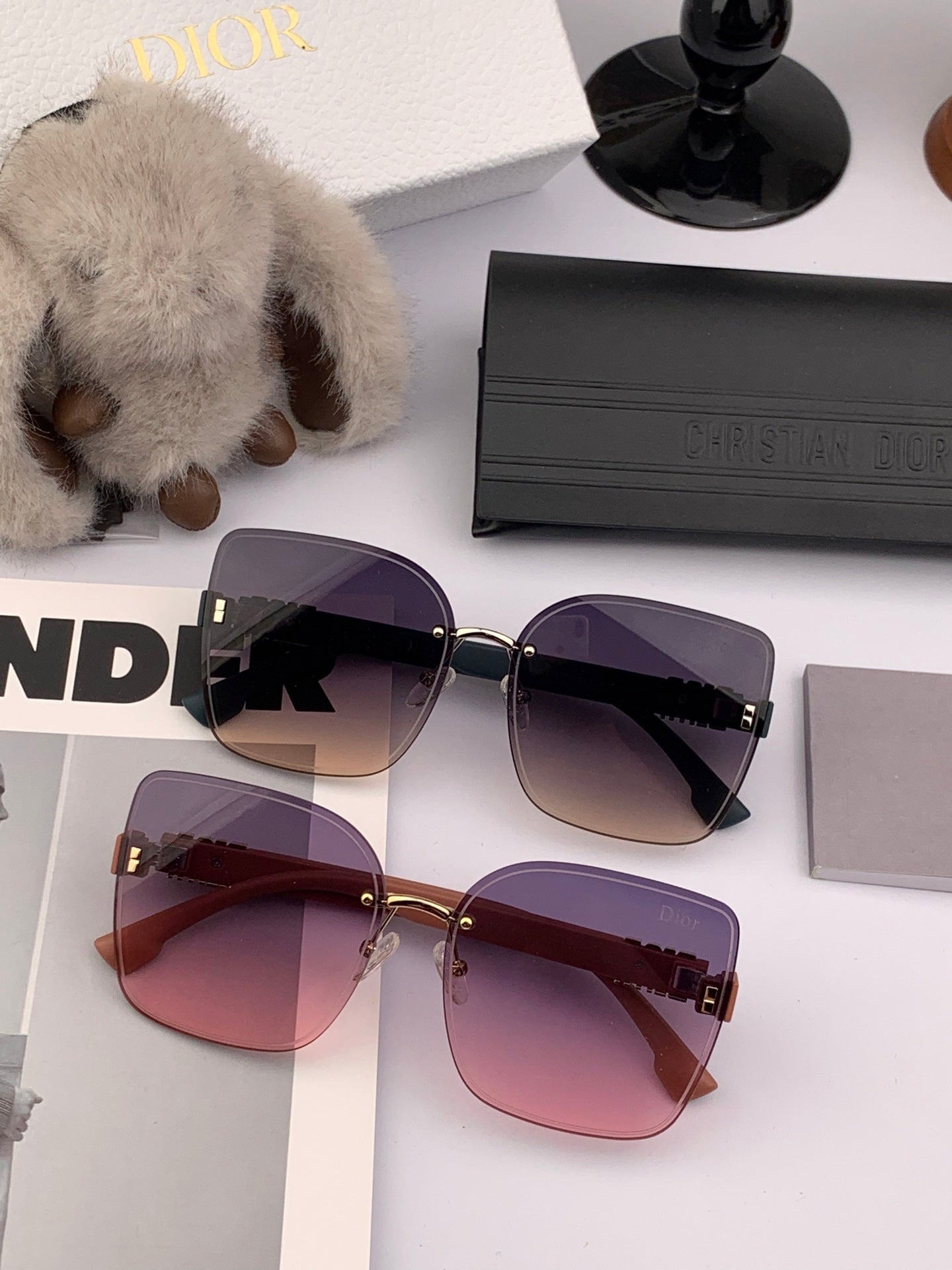 DIOR SIGNATURE SUNGLASSES 575718 IN ACETATE