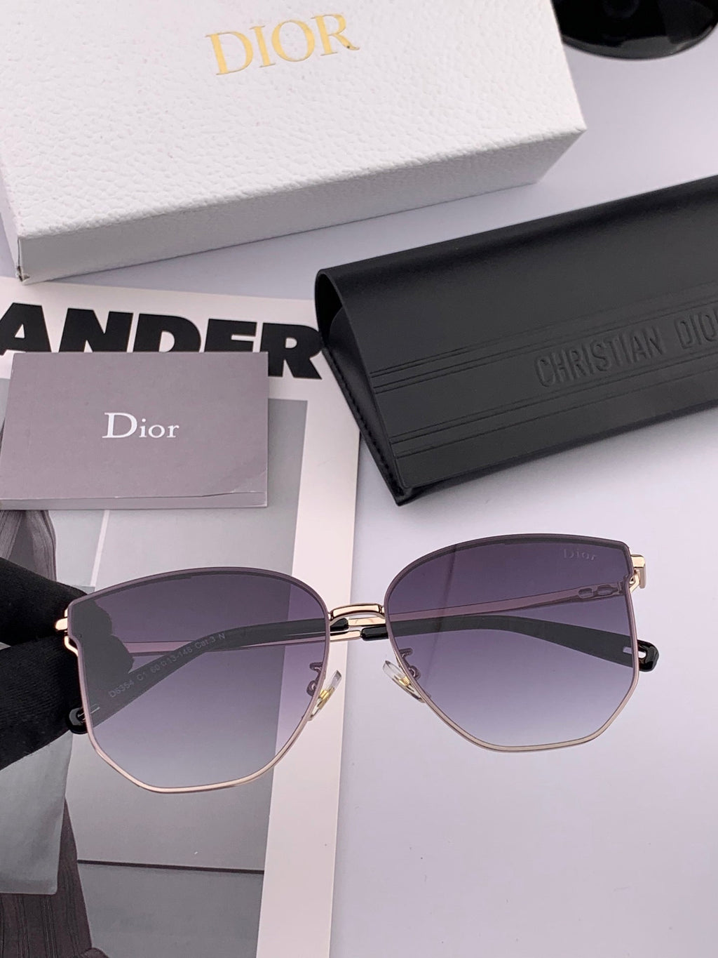 DIOR MONTAIGNE SUNGLASSES CD4635 IN ACETATE