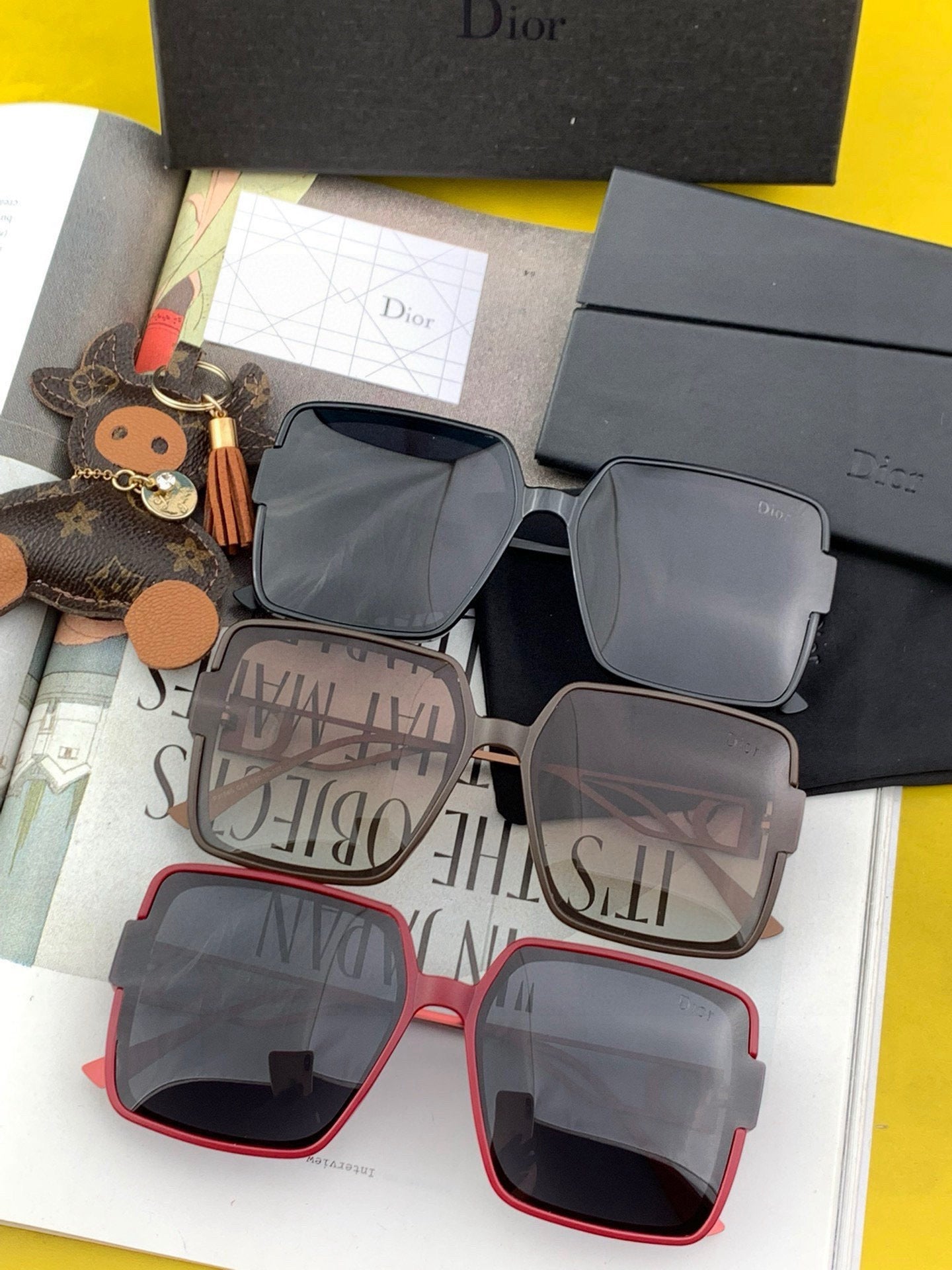 DIOR MONTAIGNE SUNGLASSES D5541 IN METAL