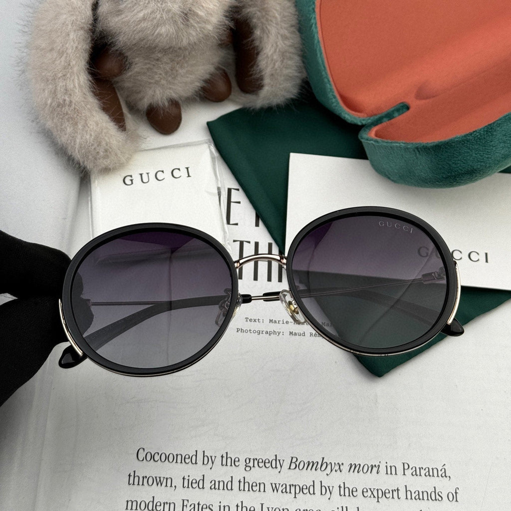 GUCCI ROUND FRAME SUNGLASSES G0640 IN ACETATE AND METAL