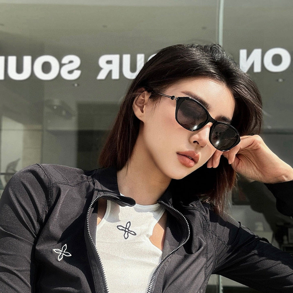 GUCCI OVAL FRAME SUNGLASSES G4906 IN ACETATE AND METAL