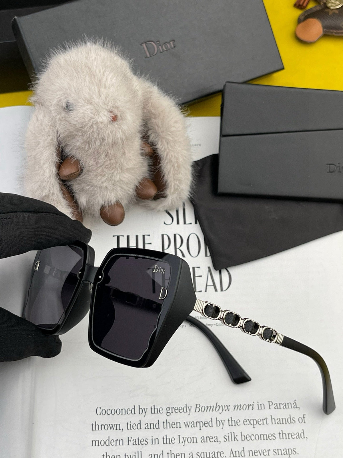DIOR MONTAIGNE SUNGLASSES CD5302 IN ACETATE EMBOSSED LOGO